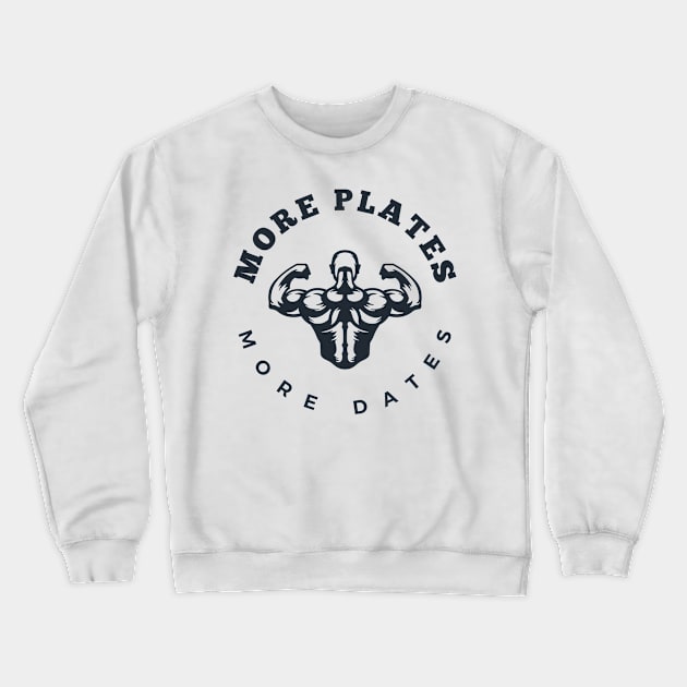 more plates more dates Crewneck Sweatshirt by Aeswie